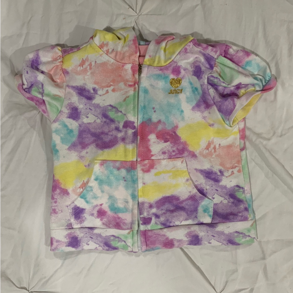 Beautiful Juicy Couture tie dye t-shirt/jacket size 3t